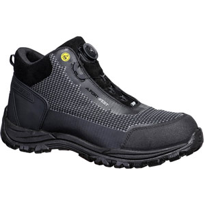 Portwest Composite Textile Mid Boot S3S ESD SR FO - Black/Grey