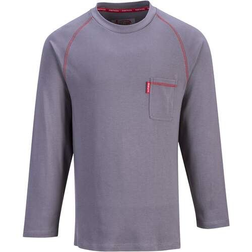 Portwest Bizflame FR Crew Neck - Grey