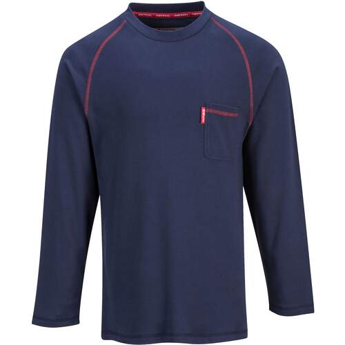 Portwest Bizflame FR Crew Neck - Navy
