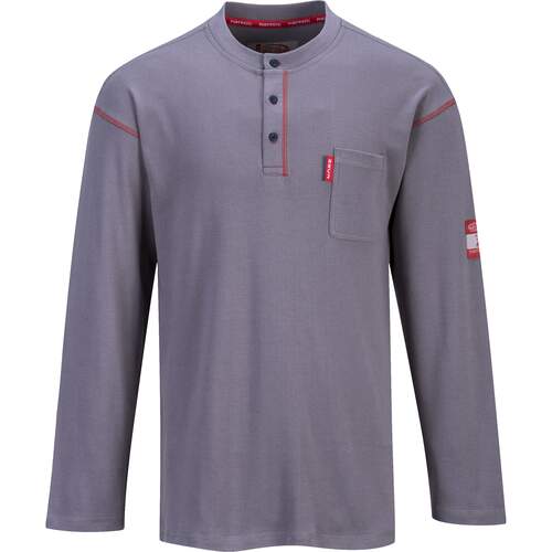 Portwest Bizflame FR Henley - Grey