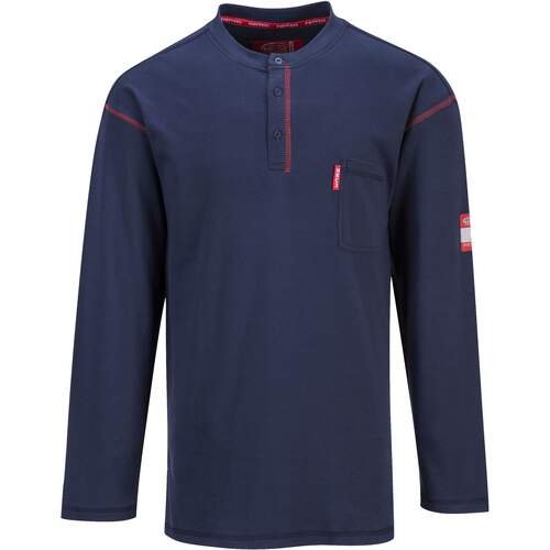 Portwest Bizflame FR Henley - Navy