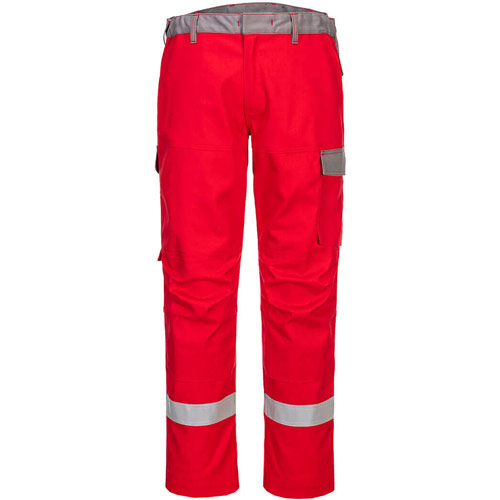 Portwest Bizflame Ultra Two Tone Trousers - Red