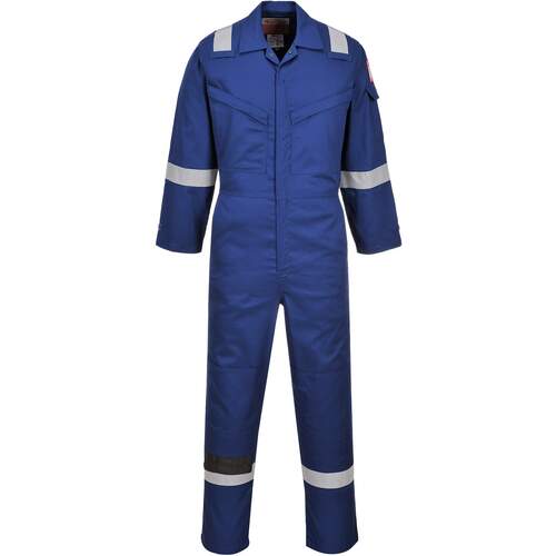 Flame Resistant Super Light Weight Anti-Static Coverall 210g - Royal Blue