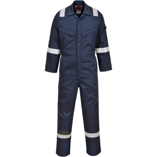 Portwest Insect Repellent Flame Resistant Coverall - Navy