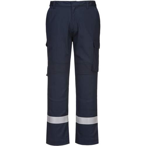 Portwest Bizflame Plus Lightweight Stretch Panelled Trouser - Navy