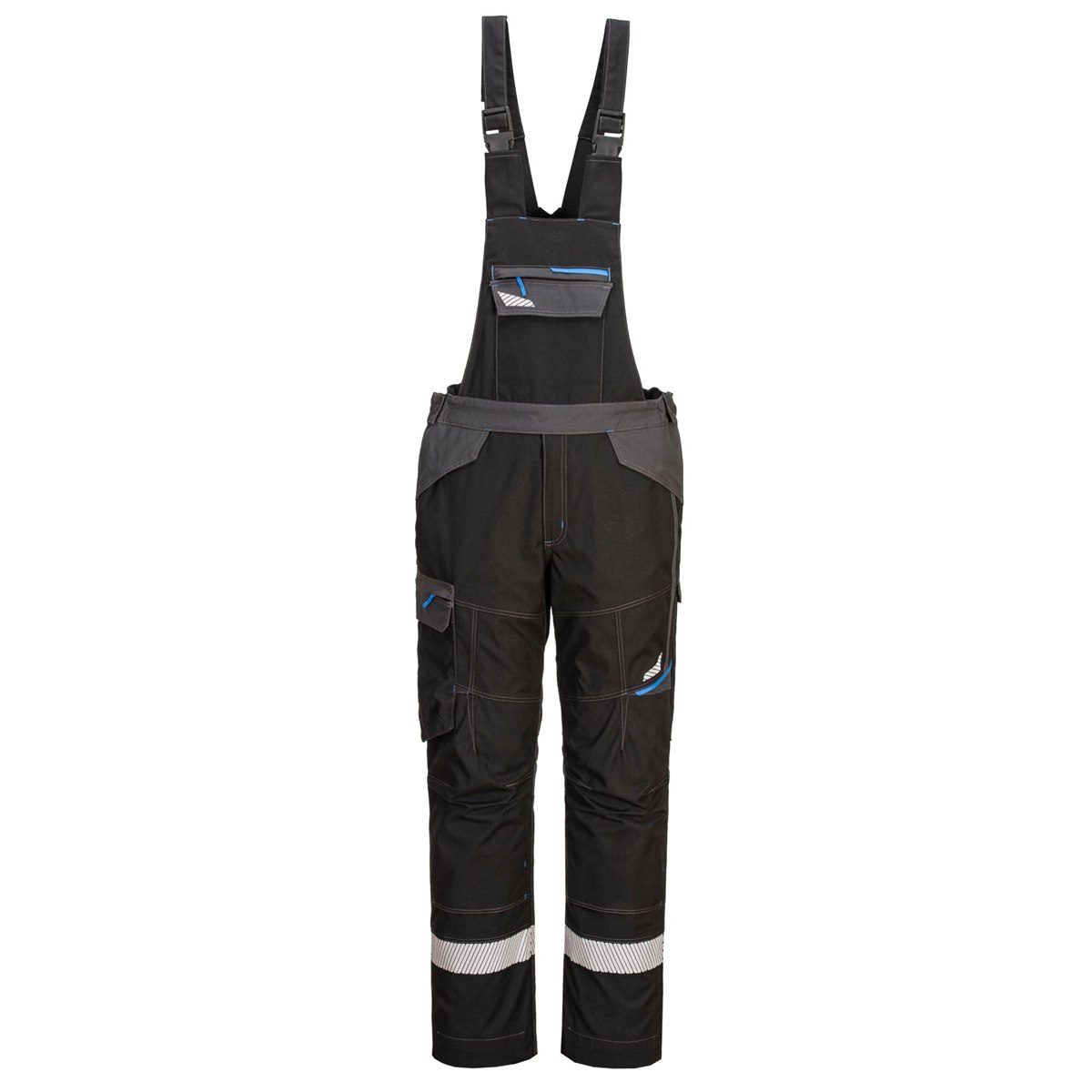 Portwest WX3 FR Bib & Brace - Black