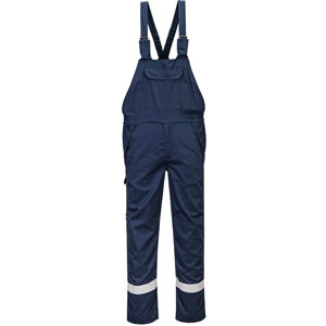 Portwest Bizflame Work+ FR Bib and Brace - Navy