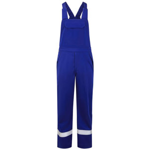 Portwest Bizflame Work+ FR Bib and Brace - Royal Blue