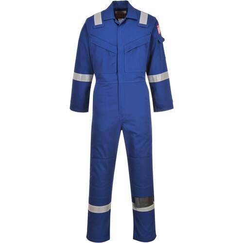 Portwest Flame Resistant Anti-Static Coverall 350g - Royal Blue
