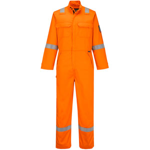 Portwest Bizflame Work+ FR Coverall - Orange
