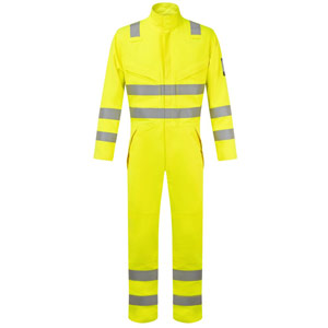 Portwest Modaflame Work Hi-Vis Multi-Norm FR Coverall - Yellow