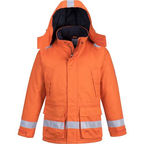 Portwest FR Anti-Static Winter Jacket - Orange