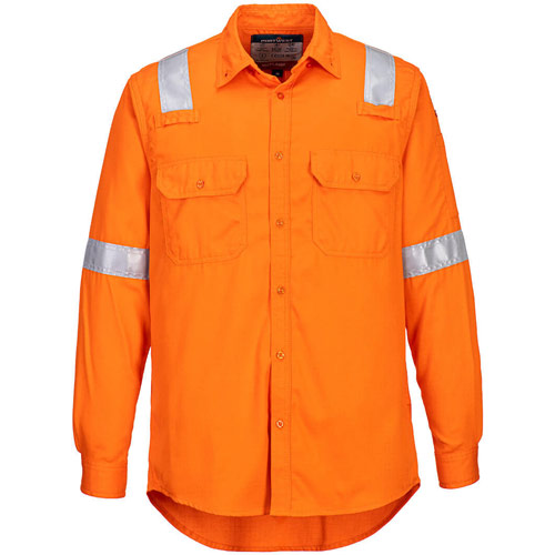 Portwest FR Lightweight Anti-static Shirt - Orange