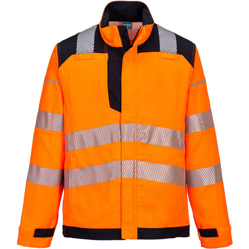 Portwest PW3 FR HVO Work Jacket  - Orange/Black
