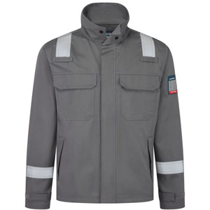Portwest Bizflame Work+ FR Jacket (FR741) - Grey