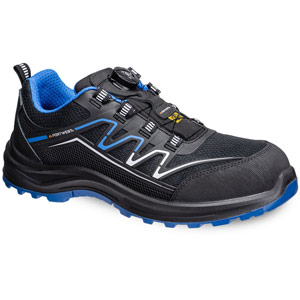 Portwest Composite KPU and Mesh Trainer S1PS ESD SR FO - Black/Blue