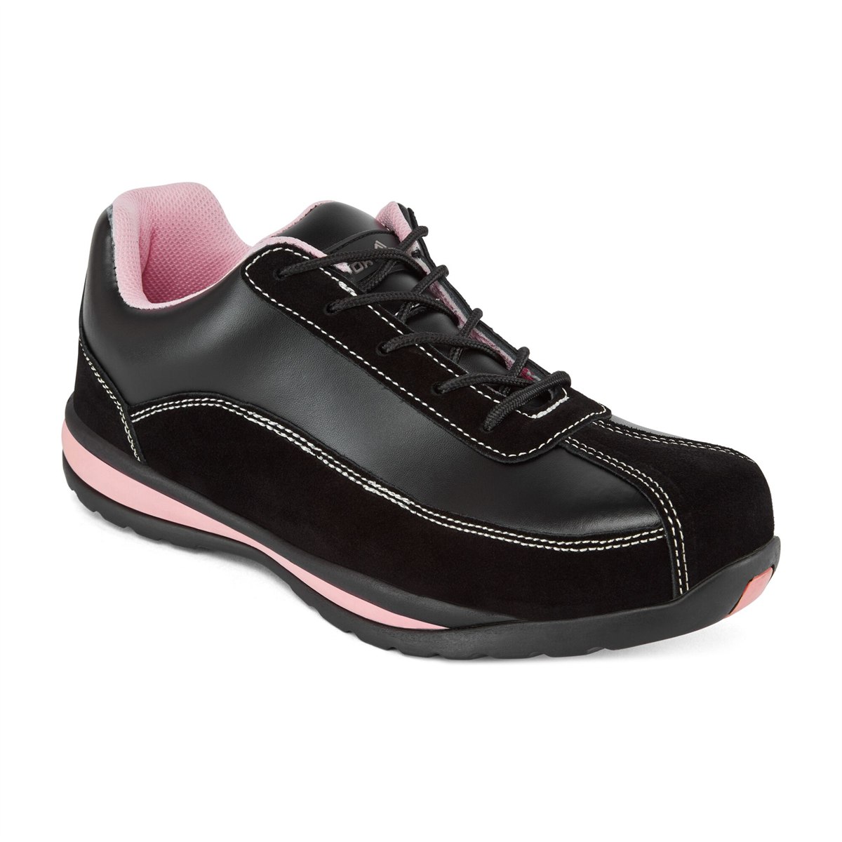 Portwest Steelite Women's Safety Trainer S1P HRO - Black/Pink