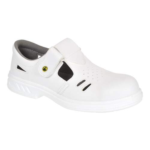 Portwest Steelite ESD Ebro Safety Sandal S1 Class 3 - White