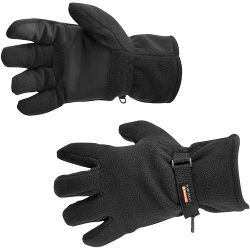 Portwest Fleece Glove Insulatex Lined - Black