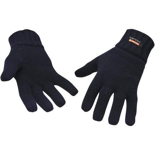 Portwest Knit Glove Insulatex Lined - Navy