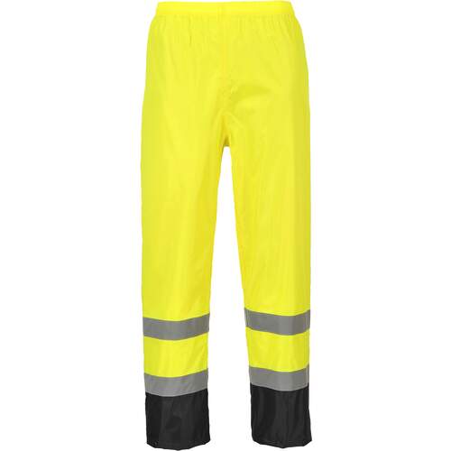 Portwest Hi-Vis Classic Contrast Rain Trouser - Yellow/Black