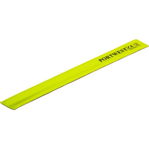 Portwest Reflective Slap Wrap Band 41 x 4cm - Yellow