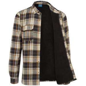 Portwest KA3 Sherpa Lined Check Shirt - Black