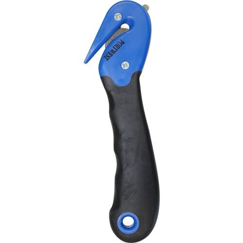Portwest Enclosed Blade Safety Knife - Blue