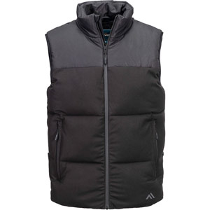 Portwest KX3 Sport Insulated Baffle Bodywarmer - Black