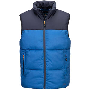 Portwest KX3 Sport Insulated Baffle Bodywarmer - Quartz/Dark Navy