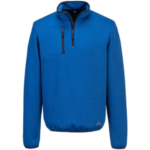 Portwest KX3 Sport Textured 1/4 Zip Sweatshirt - Quartz Blue