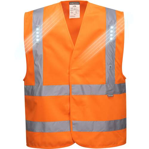 Portwest Vega LED Vest - Orange