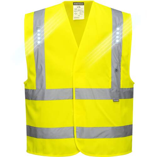 Portwest Vega LED Vest - Yellow