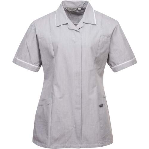 Portwest Ladies Striped Tunic - Grey
