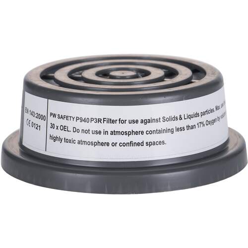Portwest P3 Particle Filter Special Thread Connection - Grey