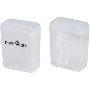 Portwest Ear Plugs Storage Box (Pk50) - White