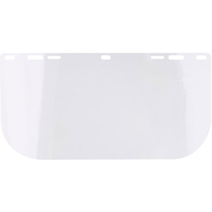Portwest PC Visor Flat Clear (PK 5) - Clear