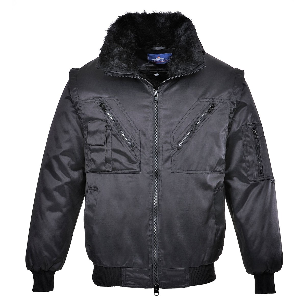 Portwest Pilot Jacket - Black