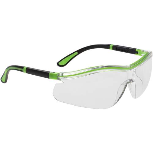 Portwest Neon Safety Spectacles - Clear