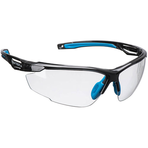 Portwest Anthracite KN Safety Glasses - Clear -