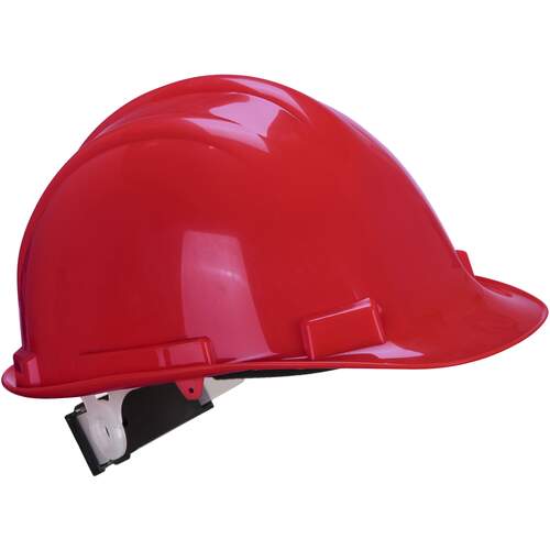 Portwest Expertbase Wheel Safety Helmet - Red