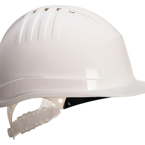 Portwest Expertline Safety Helmet (Slip Ratchet) - White