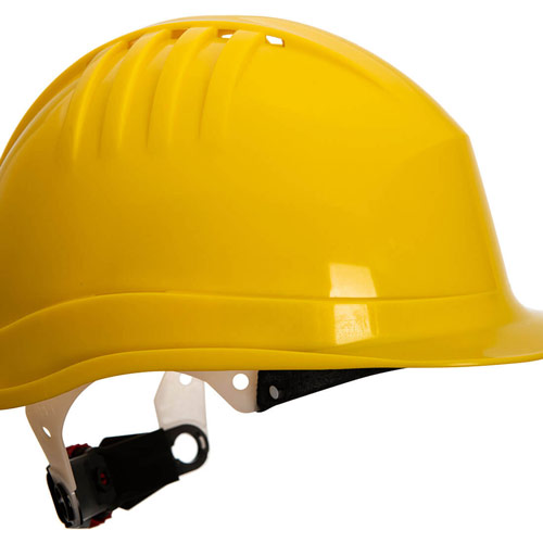 Portwest Expertline Safety Helmet (Wheel Ratchet) - Yellow
