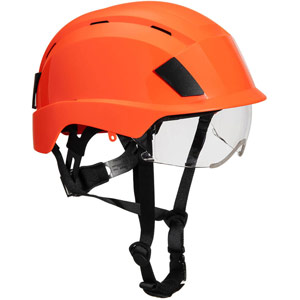 Portwest Integrated Visor Helmet - Orange