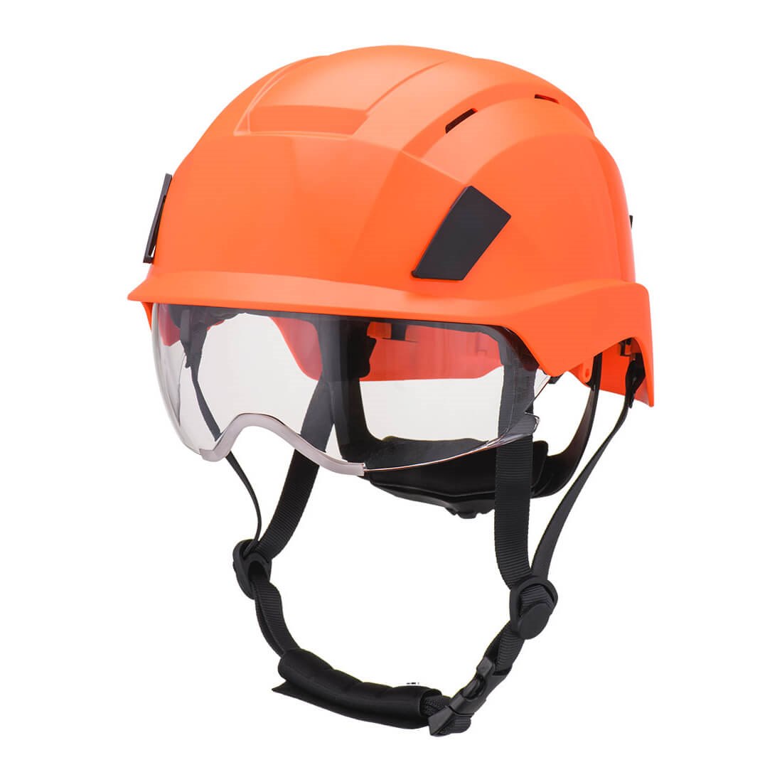 Portwest Integrated Visor Helmet - Bright Orange