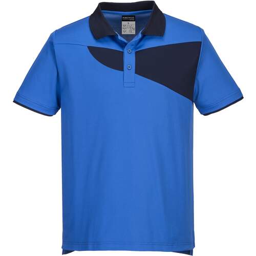 Portwest PW2 Polo Shirt S/S - Royal/Navy