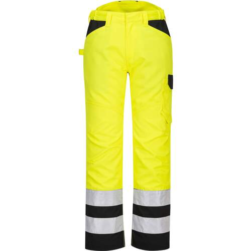 Portwest  PW2 Hi-Vis Service Trouser - Yellow/Black