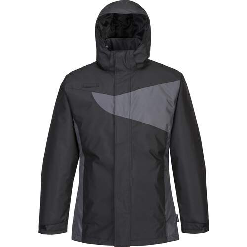 Portwest PW2 Winter Jacket - Black/Zoom Grey