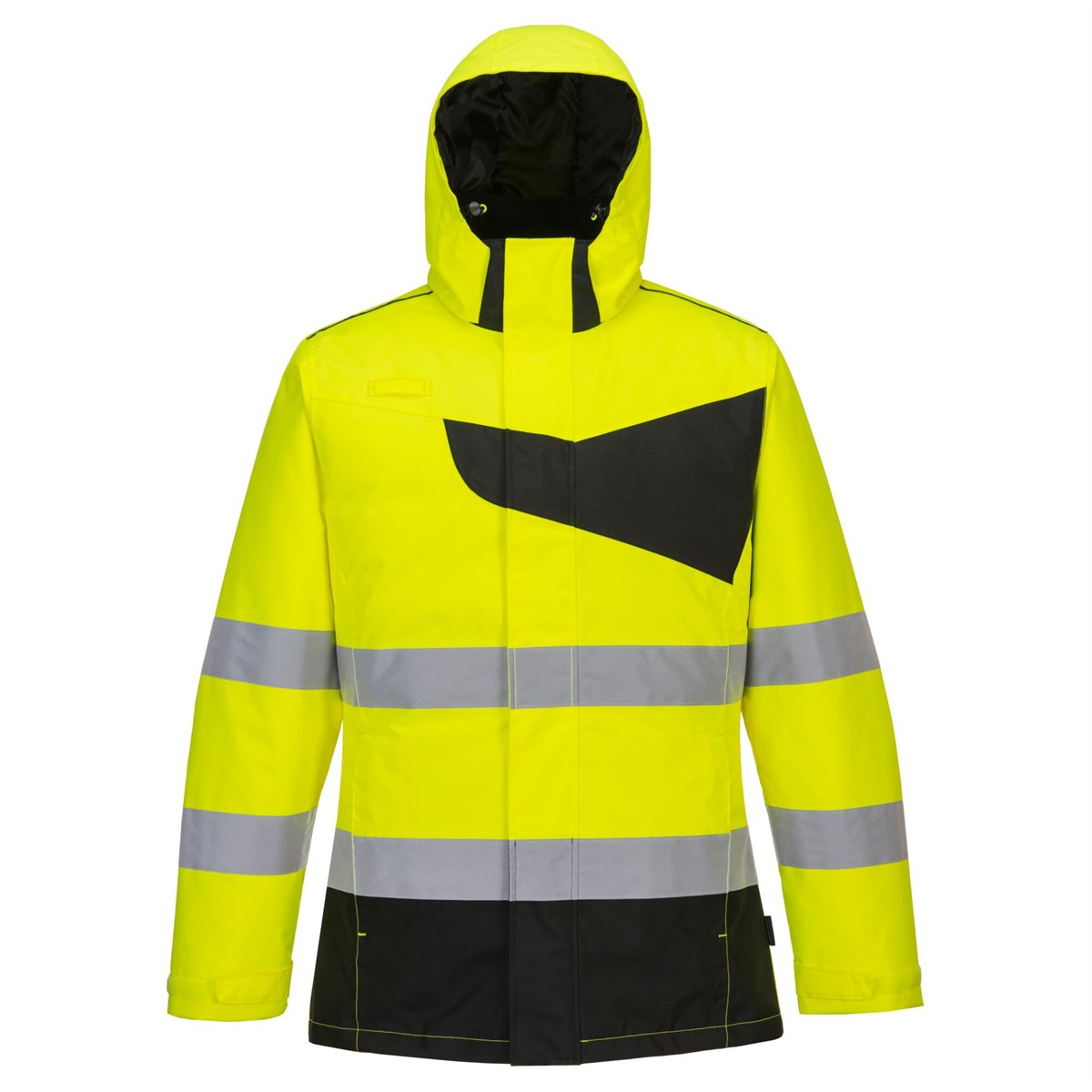 Portwest PW2 Hi-Vis Winter Jacket - Yellow/Black