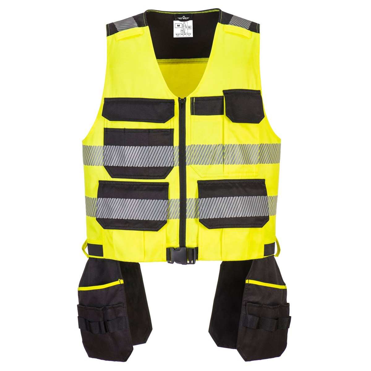 Portwest PW3 Class 1 Tool Vest - Yellow/Black